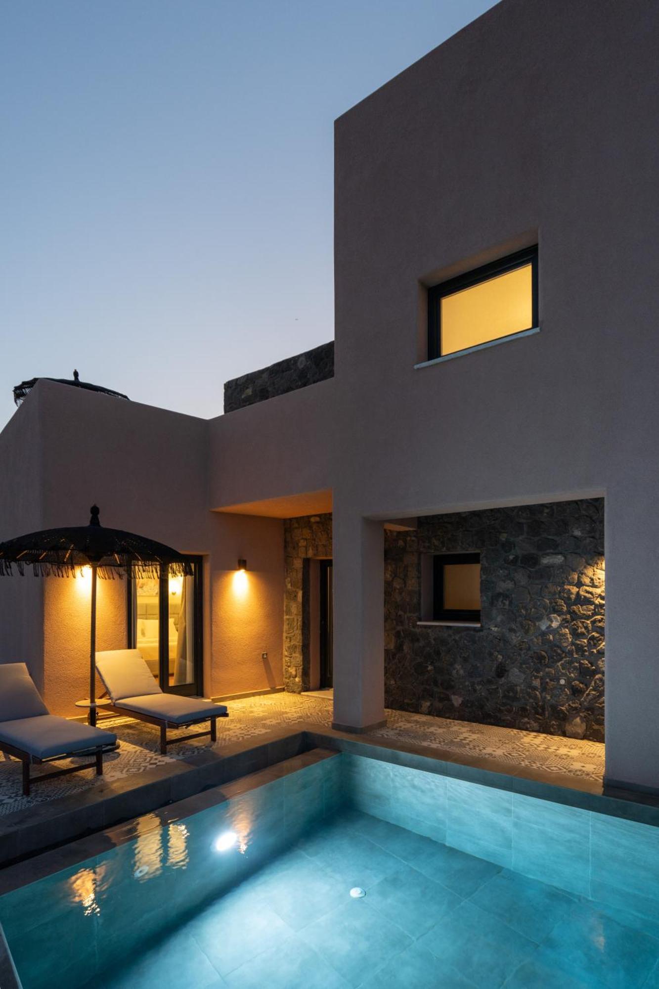 Golden Moments Luxury Stone Villas A Mesaria Zimmer foto