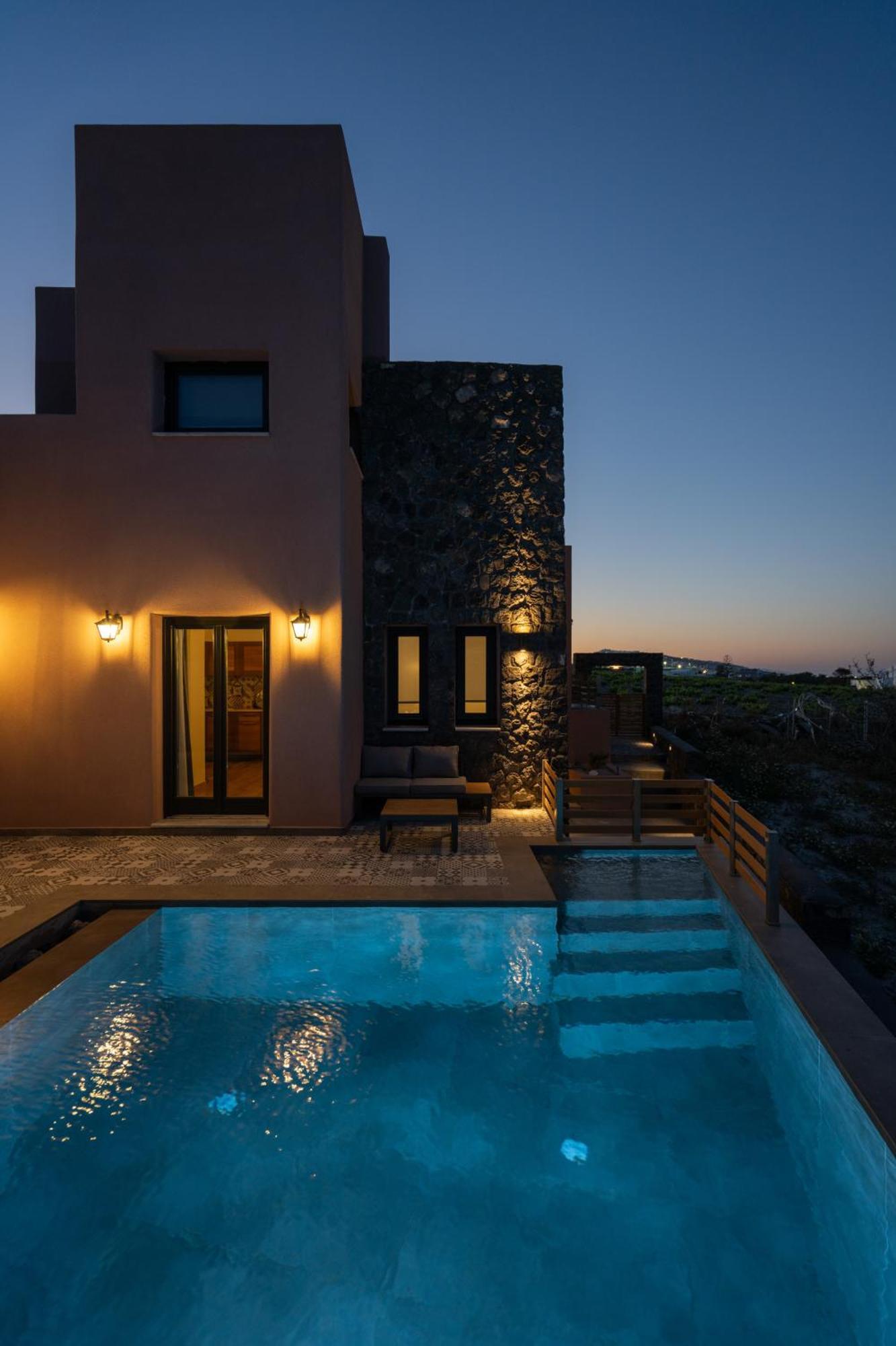 Golden Moments Luxury Stone Villas A Mesaria Zimmer foto